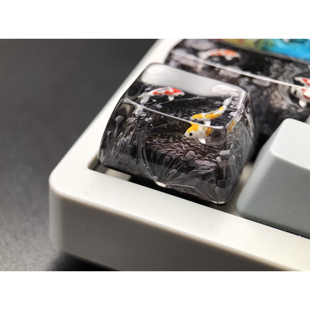 Keycap cá Koi 1u~ 6.25u profile OEM, SA