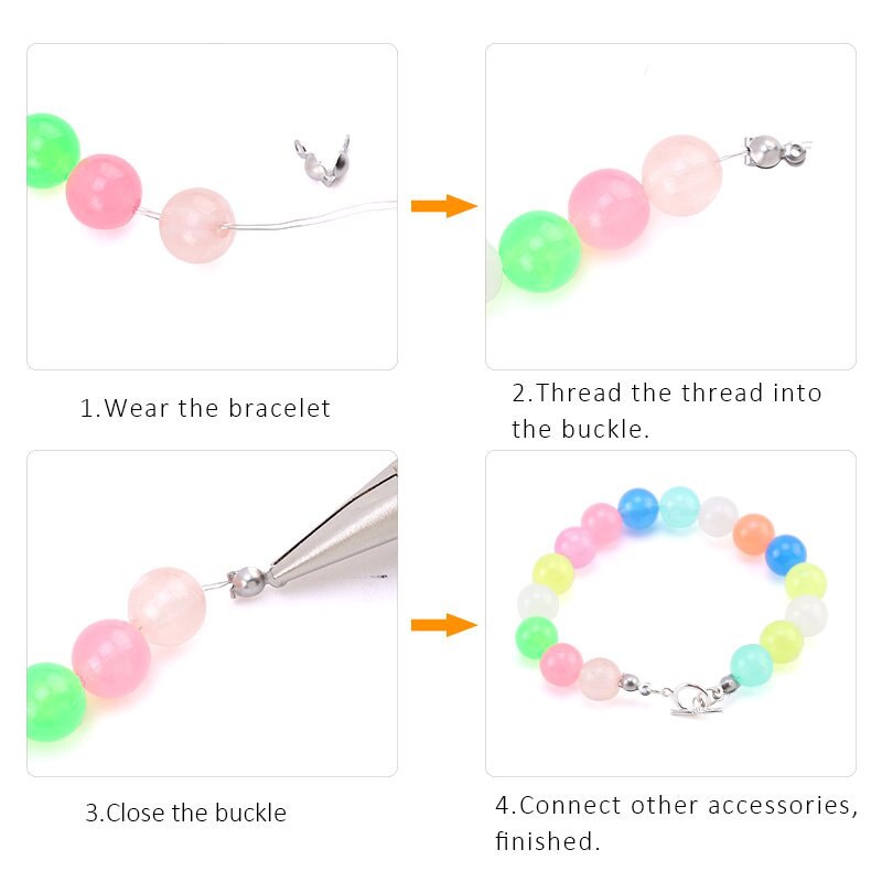 Hộp 100 Nút Kim Loại Hình Vỏ Sò Bằng Thép Không Gỉ Dùng Để Làm Đồ Trang Sức