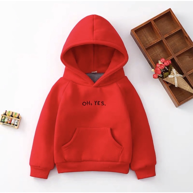 Áo hoodie Con Xinh form rộng nỉ trẻ em OH YES,thời trang thu đông trẻ em từ 4 đến 8 tuổi