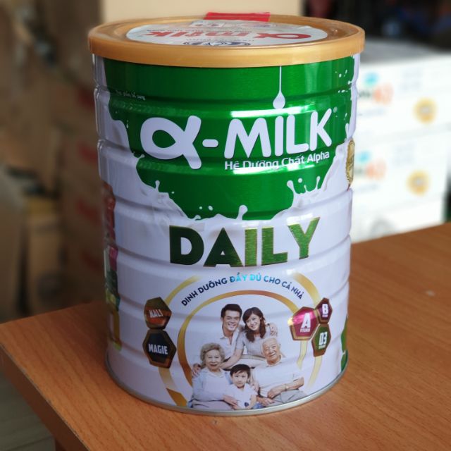 Sữa Alpha Milk dinh dưỡng cho mọi lứa tuổi