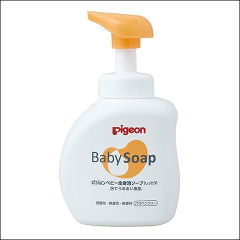 Sữa tắm gội Pigeon Baby Soap nội địa Nhật 500ml 2 in 1