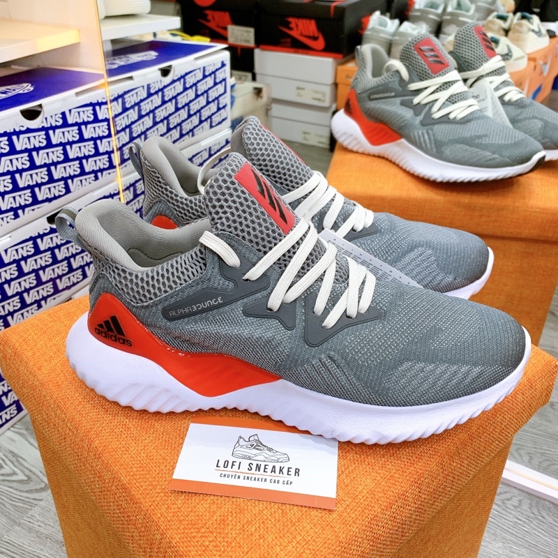 Giày Alphabounce 2019 [FULL BOX ] Giày Thể Thao Nam Nữ Chạy Bộ Tập Gym