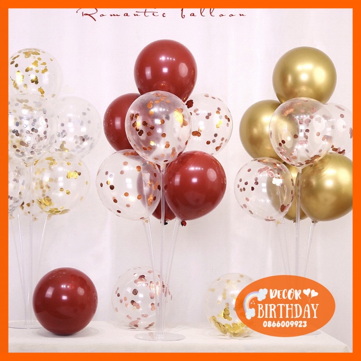 Set Trang Trí Phòng Cưới, Trang Trí Tiệc Cưới Siêu Rẻ CHỈ 149K Đầy Đủ Bóng Như Hình Tặng Kèm Đồ Bơm Băng Dính Bóng