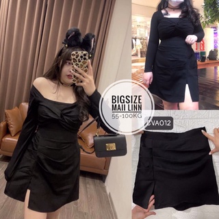 Chân váy xẻ zúm Maii Linn Bigsize