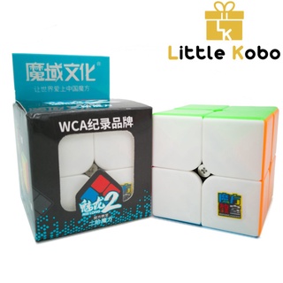 Rubik 2x2 stickerless moyu meilong mfjs rubik 2 tầng *