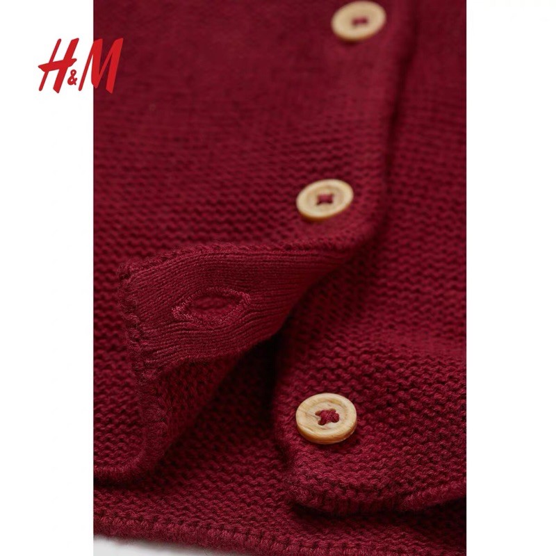 Áo len hm cho bé gái hàng auth