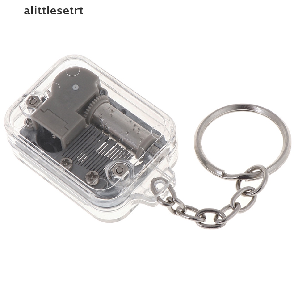 Aa 1 Hộp Nhạc Kim Loại Cơ Khí DIY Có Móc Khóa Làm Quà Tặng AA