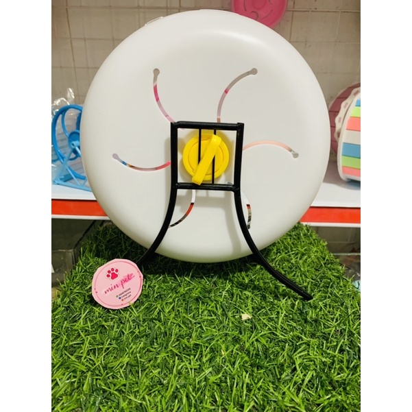 vòng chạy đường kính 21cm cho hamster , chuột cảnh , nhím cảnh