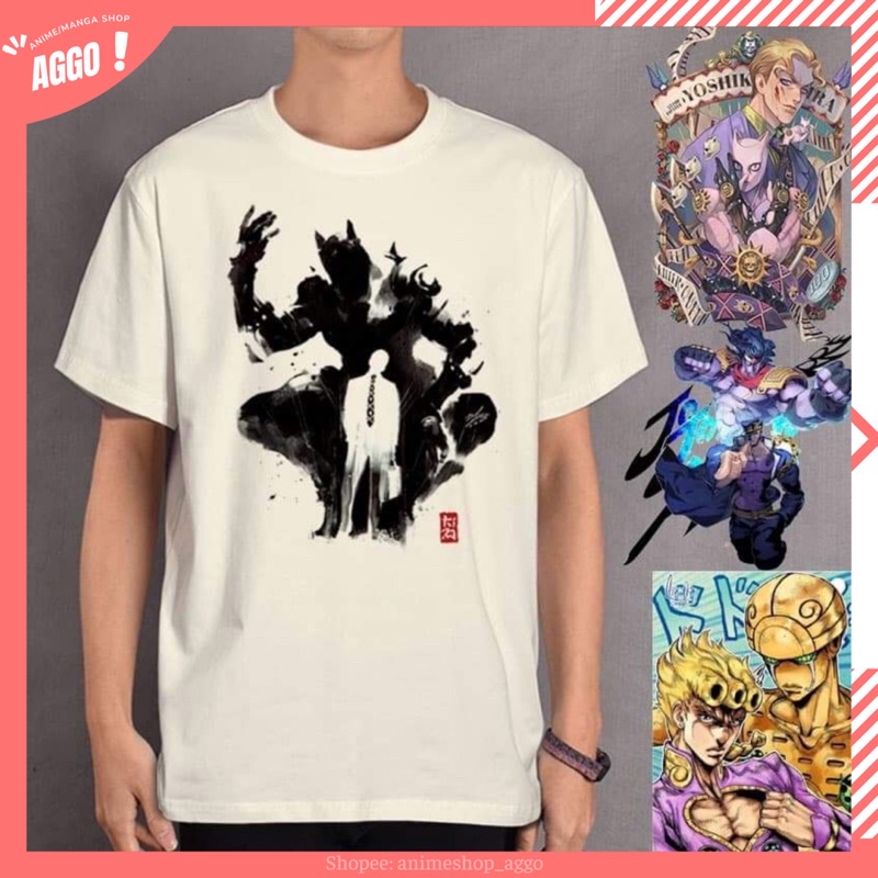 Áo Phông In Hình JoJo 's Bizarre Adventure Nam Nữ  Cá Tính