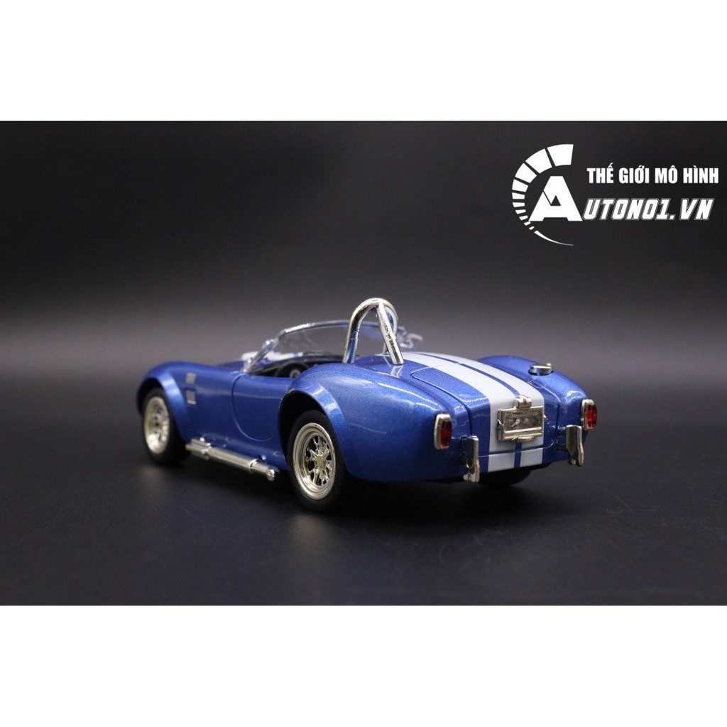 MÔ HÌNH XE SHELBY COBRA BLUE 1:26 MZ KHÔNG HỘP 1252