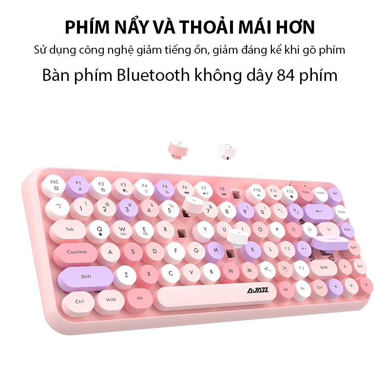 Bàn phím bluetooth Coputa Bàn phím không dây kết nối điện thoại laptop máy tính bảng 308i