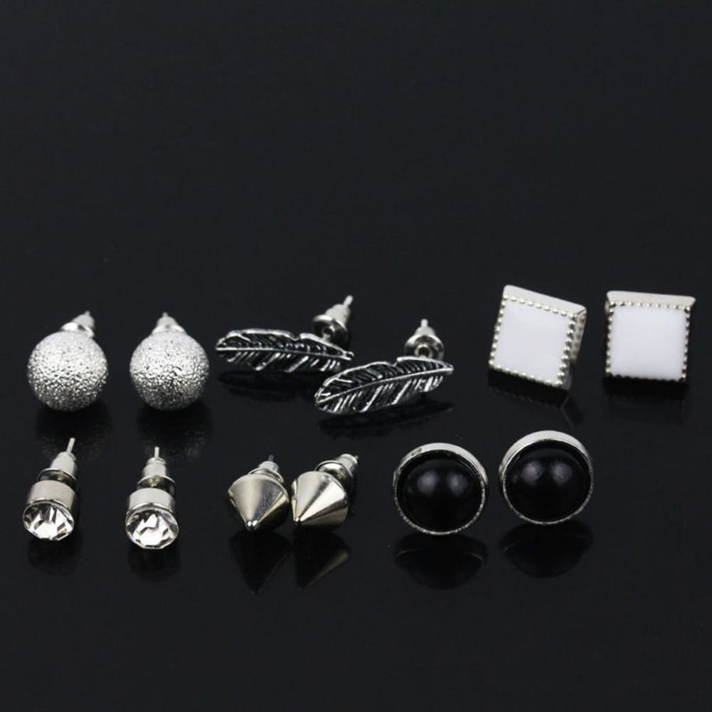 Set 6/9/12 cặp bông tai thời trang cho nữ