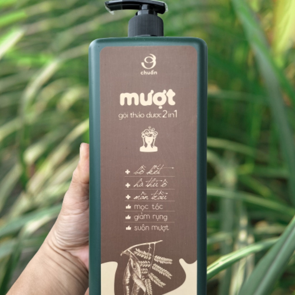 MƯỢT - Dầu Gội Thảo Dược AN THÁI HƯNG 1,15l [Ơ chuẩn] Hết Rụng, Sạch Gàu, Nấm, Kích Thích Mọc Tóc