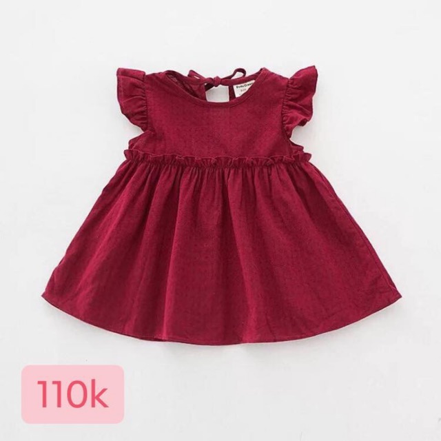Váy cánh hến mới về Có 2 màu đỏ và trắng Size từ 80-120