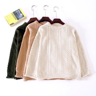 510 áo len vặn thừng( hình ảnh chỉ mang tính chất minh hoạ live ) hàng si hàng thùng