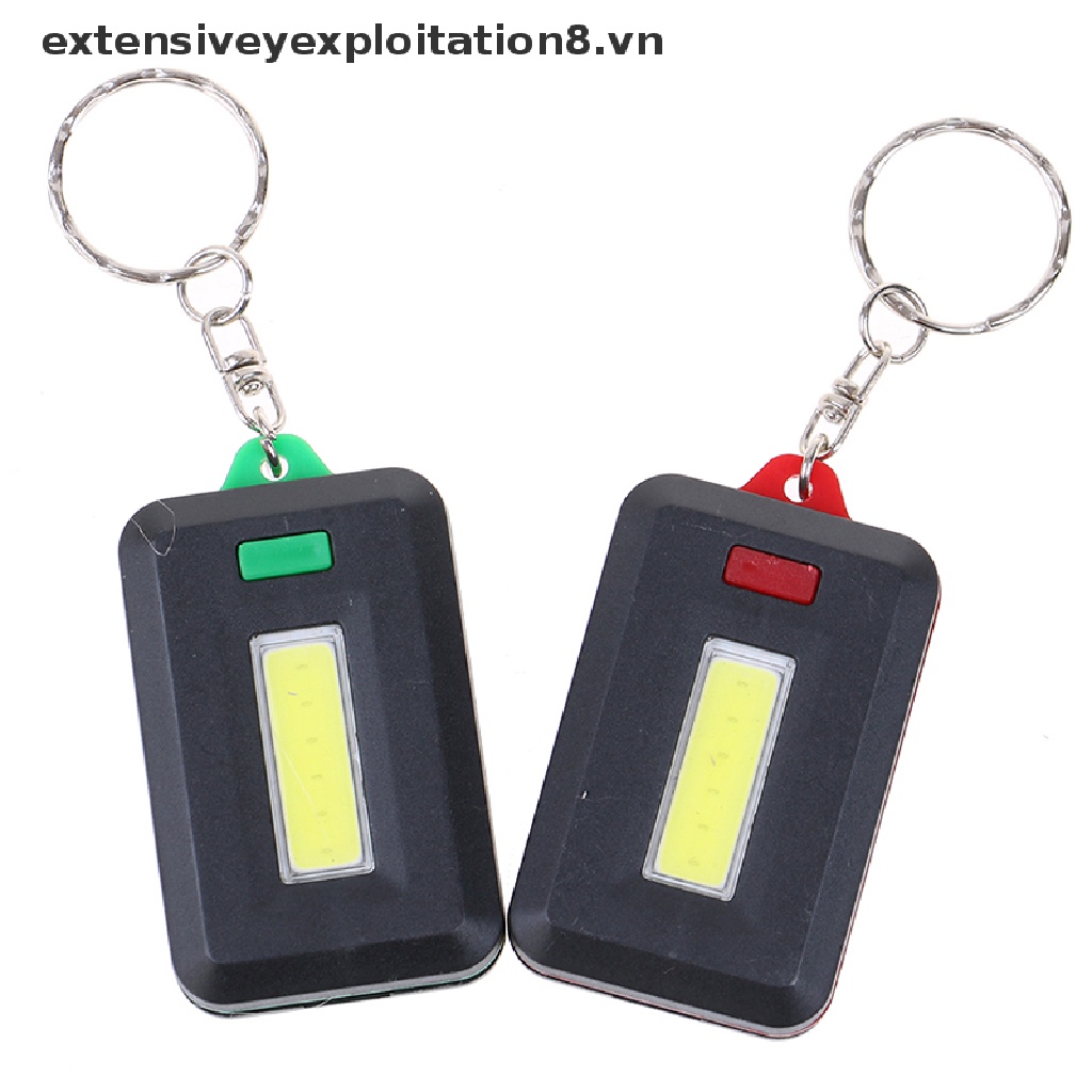 Móc khóa đèn pin Led COB mini khẩn cấp linh động cho hoạt động ngoài trời