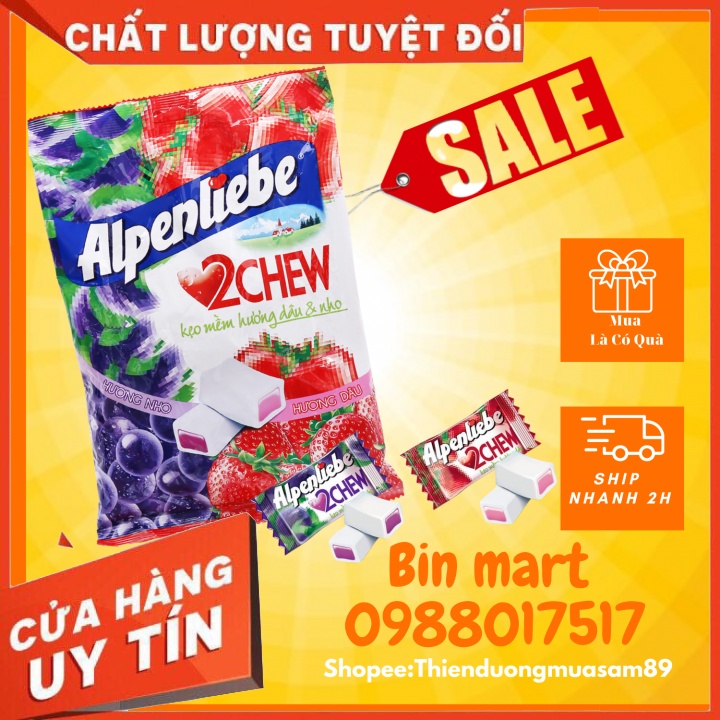 Kẹo mềm trái cây Alpenliebe 2 Chew