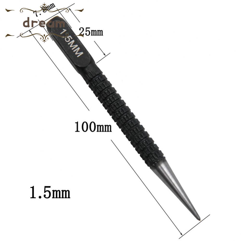 【DREAMLIFE】Center Punch 1.5/2/3mm Adjustable Alloy Steel Hand Tools Hole Non-Slip