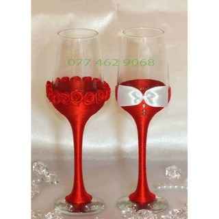 ly rượu cô dâu chú rể đám cưới cao cấp( nhều mẫu đi kèm)