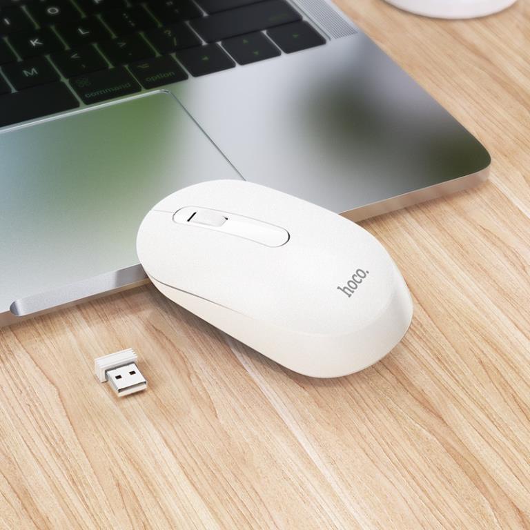 [𝑯𝒂̀𝒏𝒈 𝑿𝒊̣𝒏] Chuột Không Dây Hoco GM14 Chính Hãng 1200DPI - Mouse Wireless - Bảo hành 12 tháng