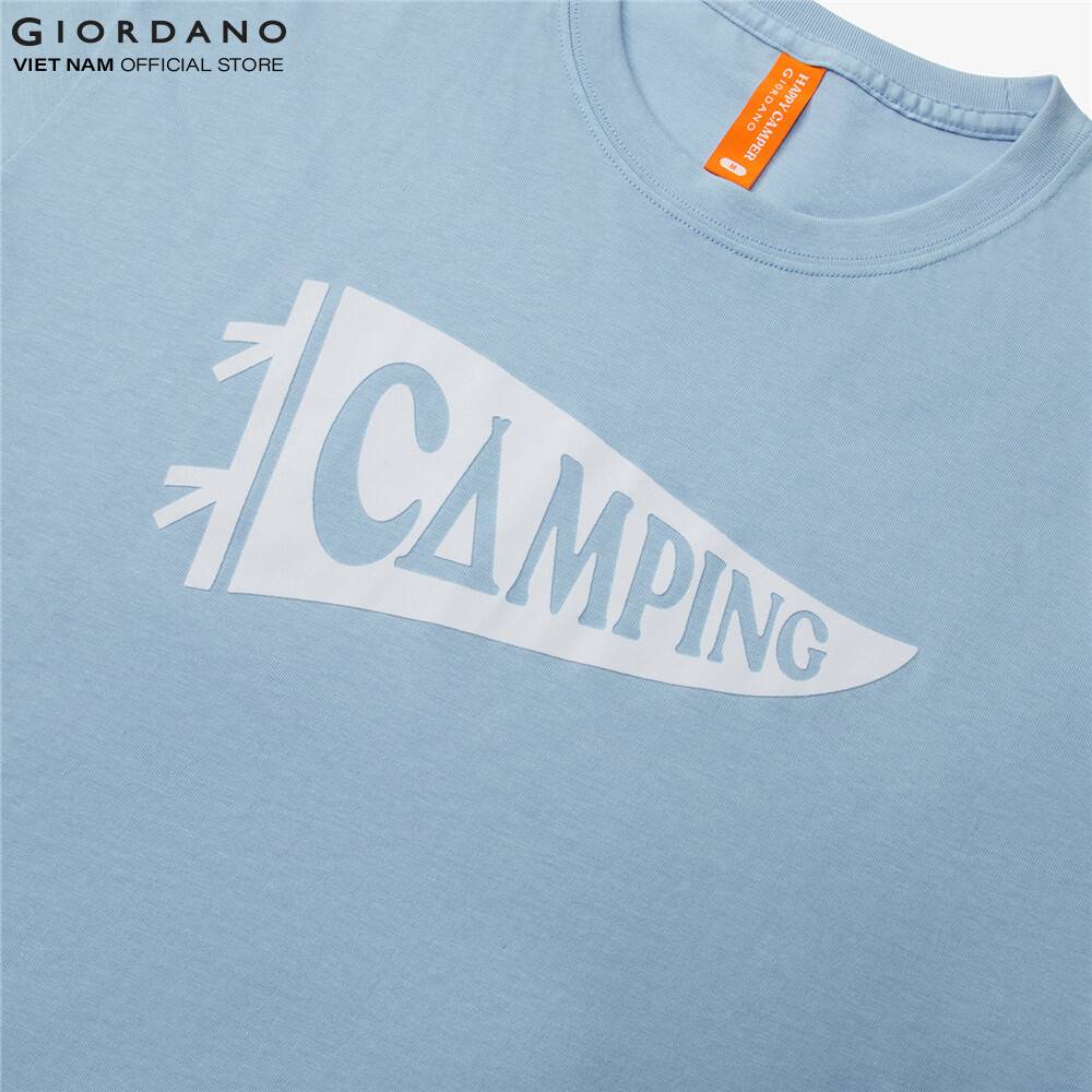Áo Thun In Hình Ngắn Tay Nam Giordano 01091202