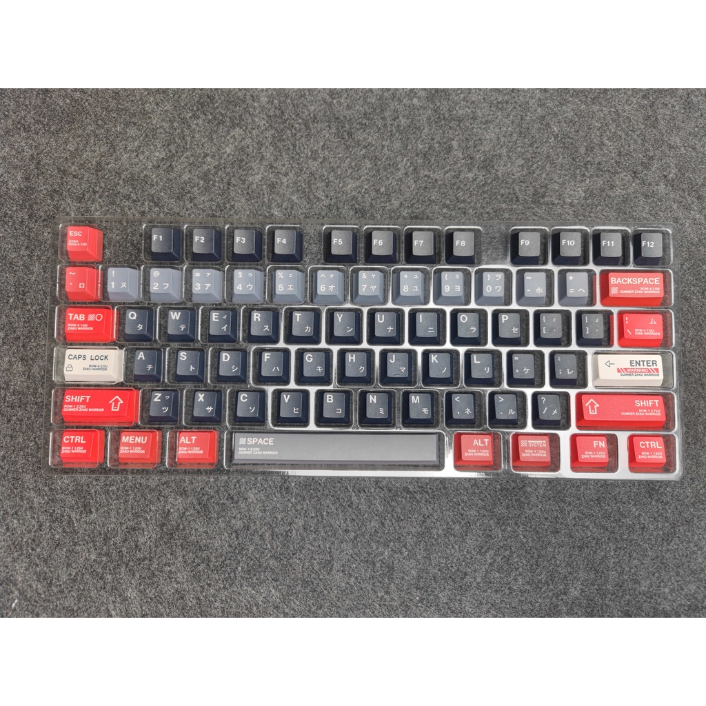GMK Gundam Keycaps, 129 phím PBT Keycaps Cherry Profile DYE-SUB Cá nhân hóa GMK Keycaps cho bàn phím cơ