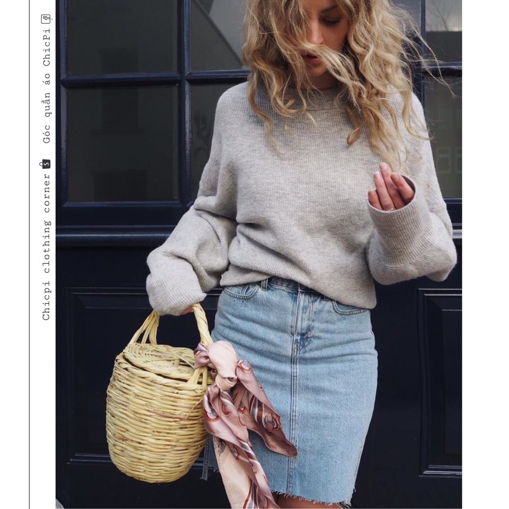 ❣️ CHÂN VÁY BÒ BÚT CHÌ O.JEANS ❣️
