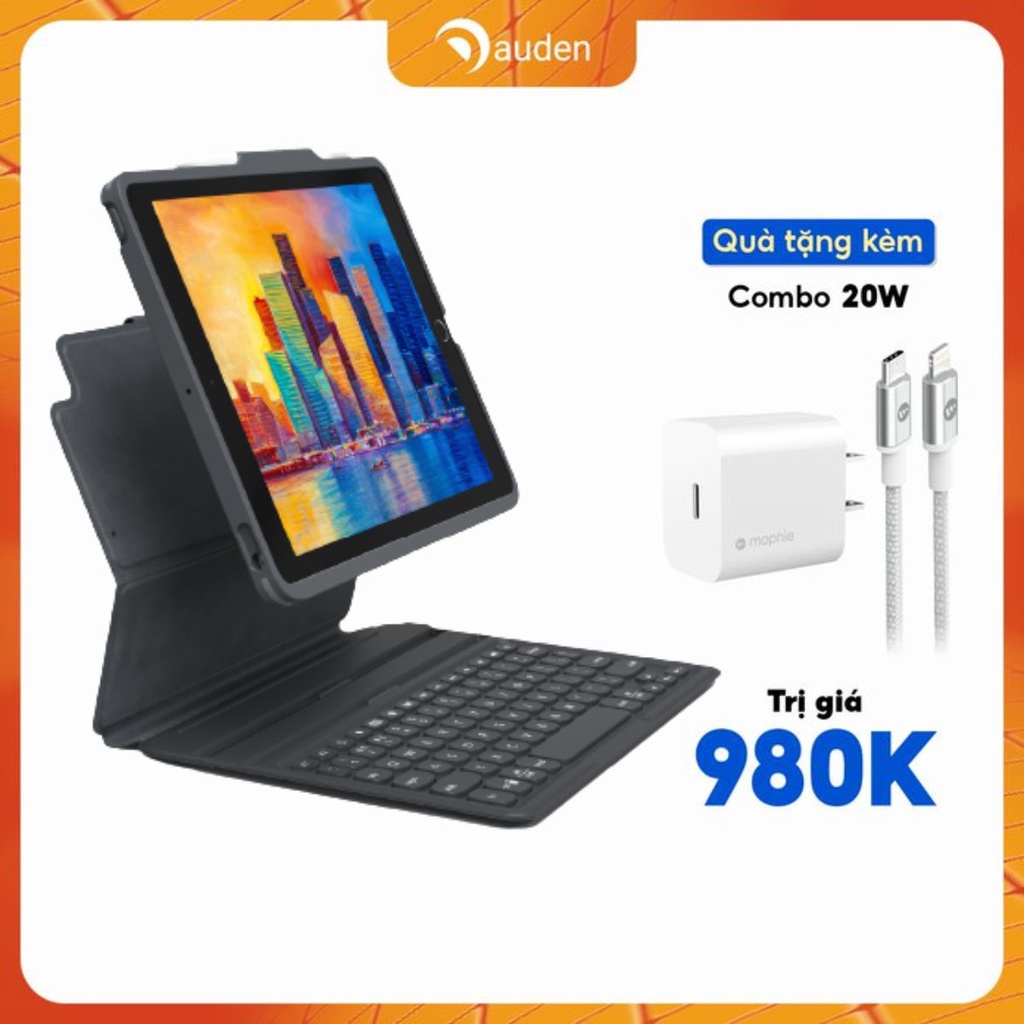 Ốp lưng kèm bàn phím ZAGG Pro Keys iPad 10.2 inch 103407134