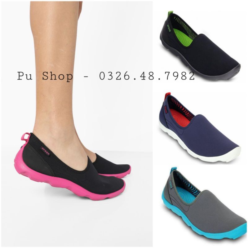 [Quảng Châu] Giày Lười Nữ Êm Nhẹ - Giày Lười Vải Women's Cross Duet Busy Day Skimmer