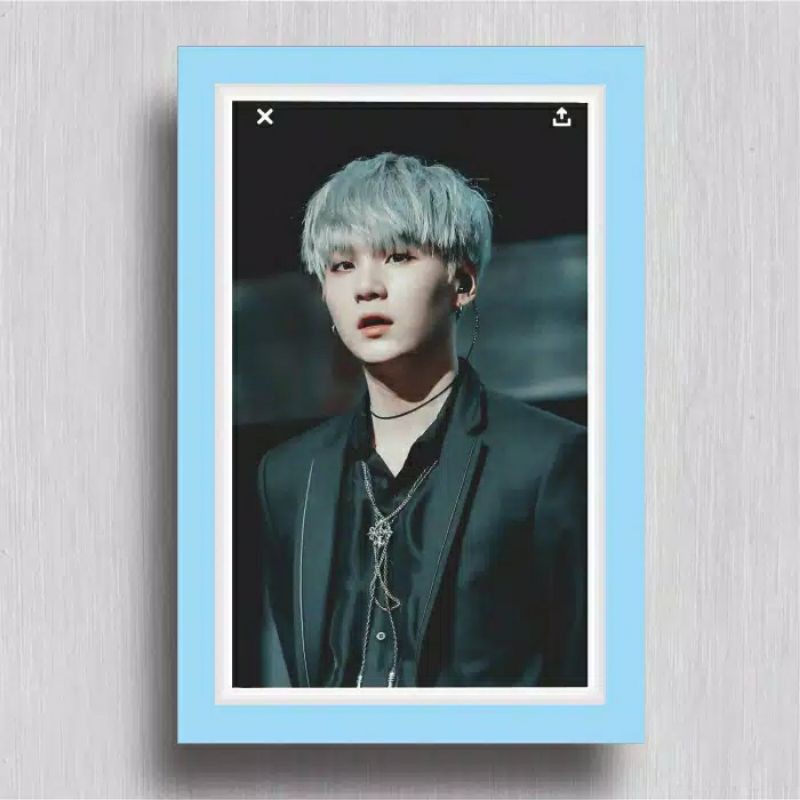 Tấm Áp Phích In Hình Suga Kpop Bts Trang Trí Phòng