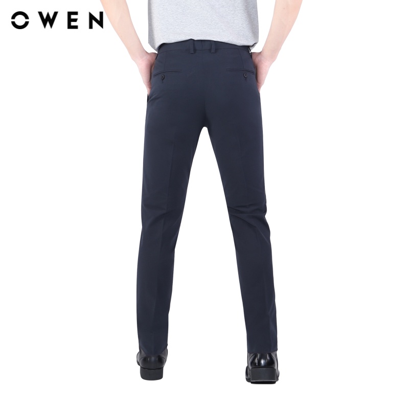 Quần tây Nam Owen Nano Slim Fit màu Đen - QS21079