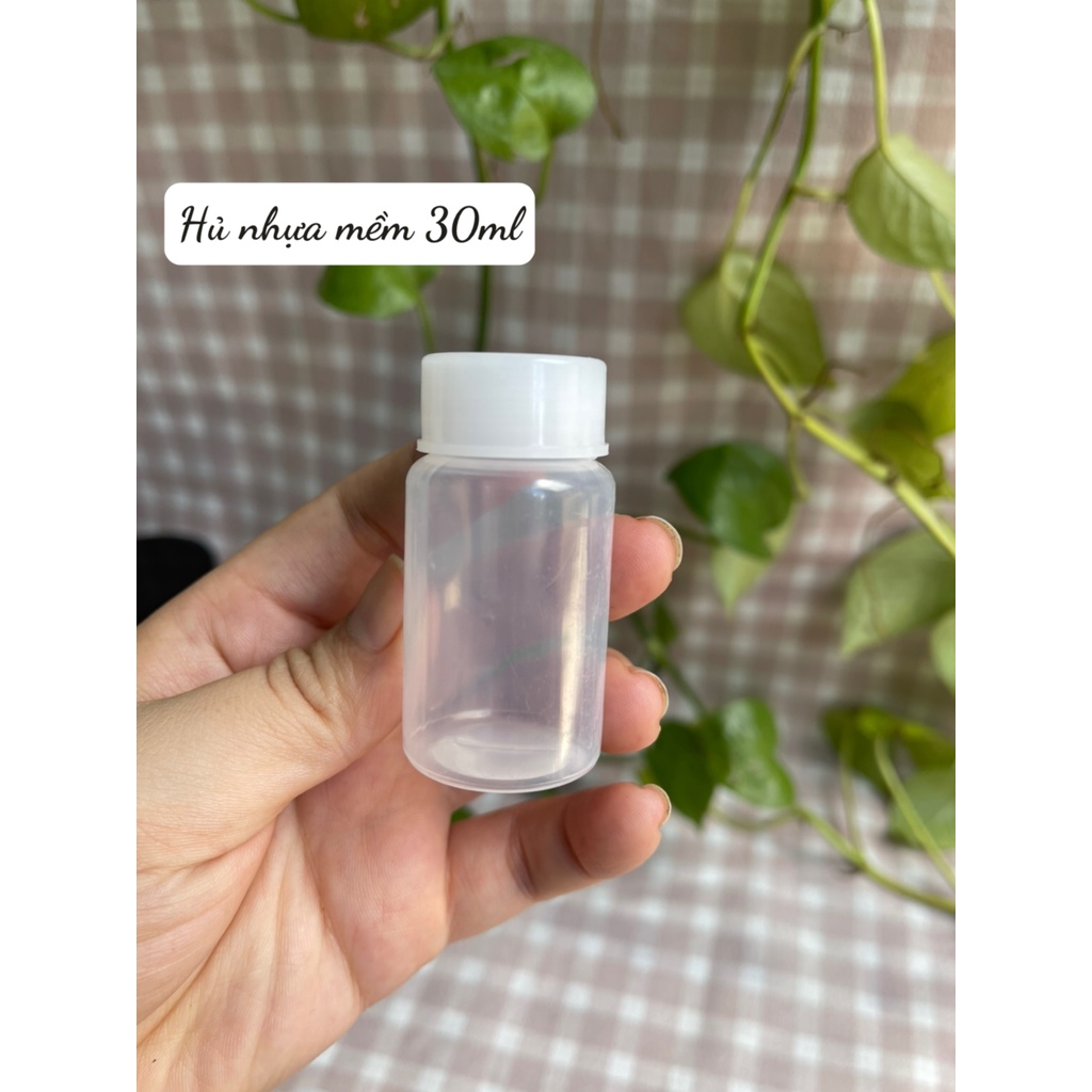 Hủ nhựa Mềm 15ml/30ml Hủ Chiết Dung Dịch, HỦ CHIẾT MỸ PHẨM