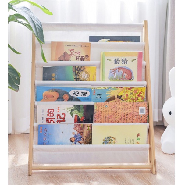 COMBO 5 KỆ SÁCH VẢI MONTESSORI CHO BÉ