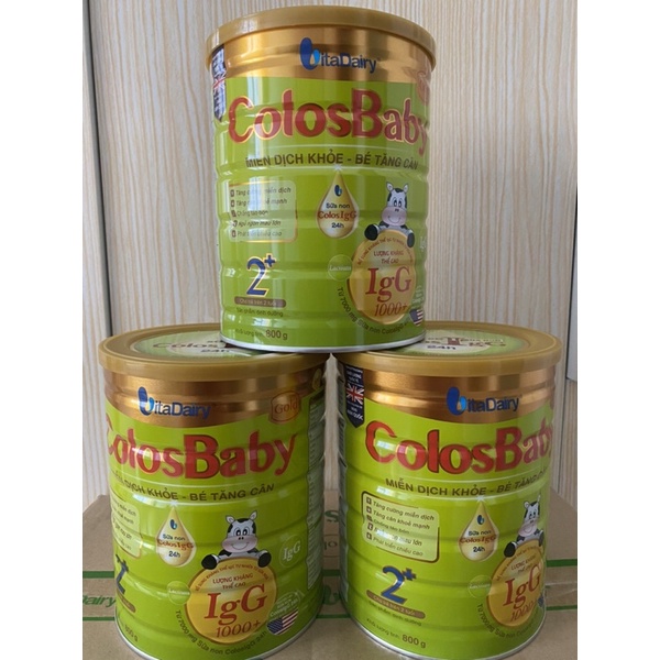 COMBO 5 lon Colosbaby Gold 2+ 800gr ( Date 2025)