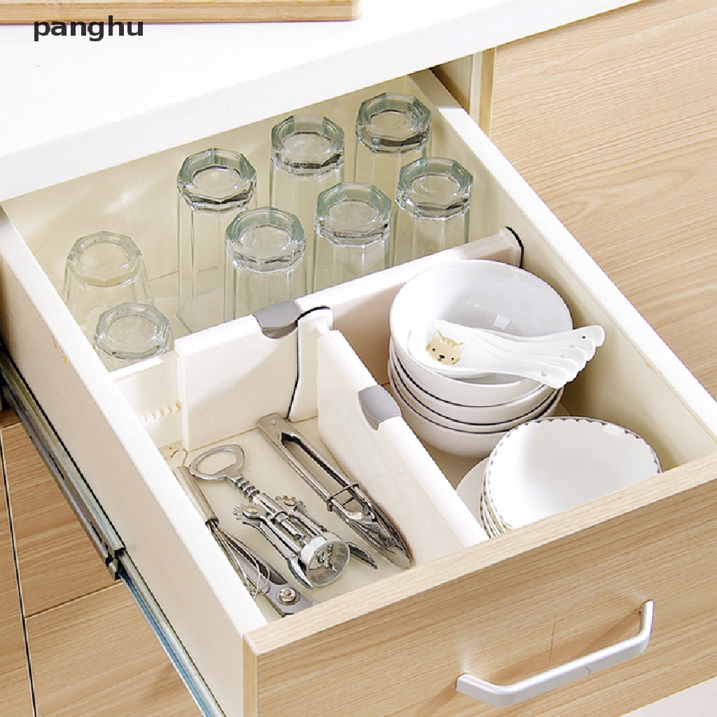 Giá Đỡ Chia Ngăn Kéo Bằng Nhựa Có Thể Điều Chỉnh