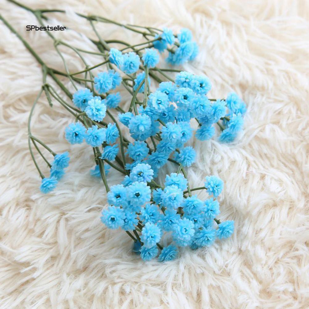 Bó hoa cẩm chướng giả bằng nhựa nhiều màu để trang trí