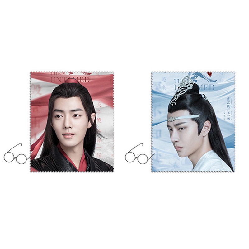 Khăn lau mắt kính chất liệu Microfiber