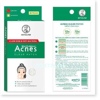 ✅ Miếng Dán Mụn Acnes Clear Patch (24 Miếng)
