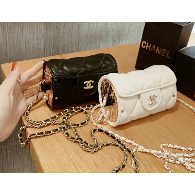 Túi tròn đeo chéo 2 màu siêu sang. Hàng Quảng châu cao cấp