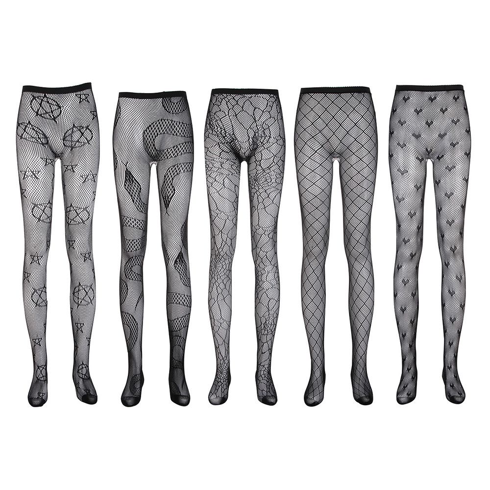 Quần tất lưới màu đen phong cách gothic thời trang dành cho nữ