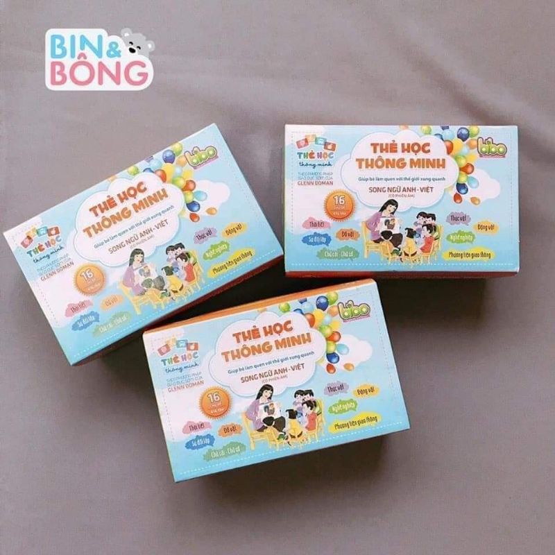Bộ thẻ thông minh song ngũ anh _ việt