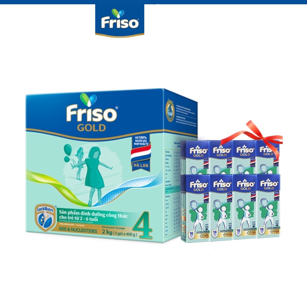 Sữa Bột Friso Gold 4 Hộp Giấy 2kg