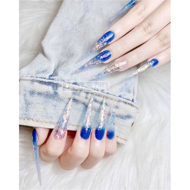 Set nhũ vảy cá 8 màu xinh xỉu - Set nhũ mix hạt MaiAnhNails