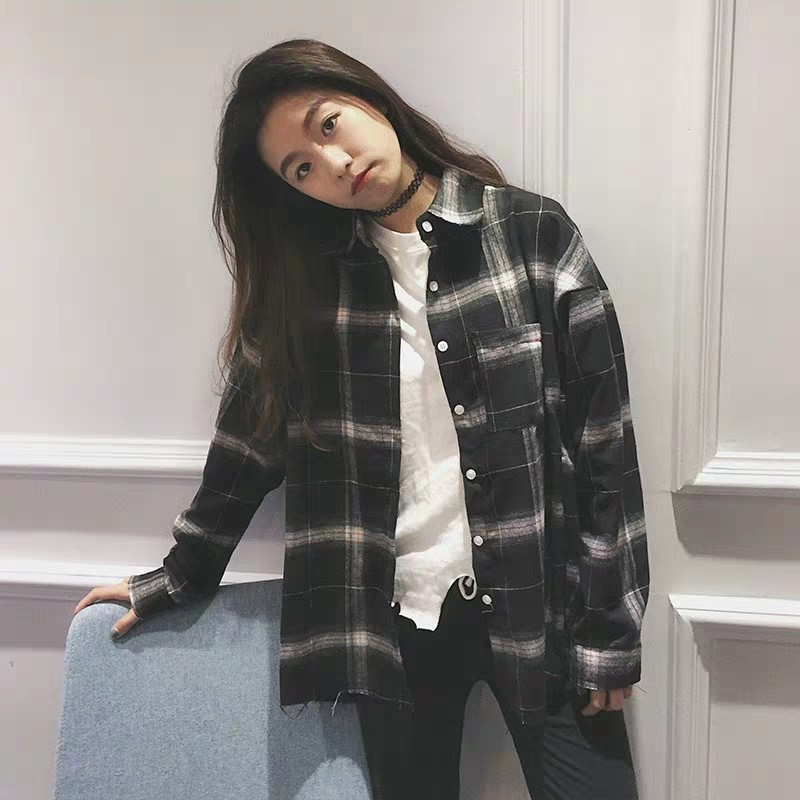 [Mã FAMAYWA giảm 10K đơn 50K] ÁO SOMI CARO DÁNG RỘNG FLANEL UNISEX NAM NỮ | BigBuy360 - bigbuy360.vn