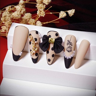 Charm nơ nail đính móng - phụ kiện nail.