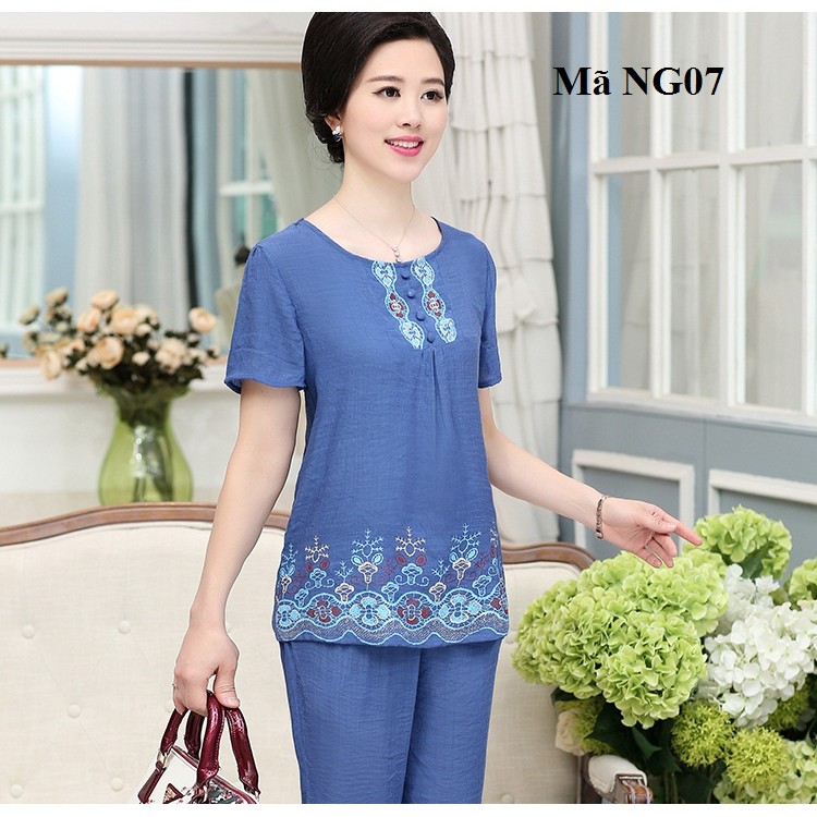 Bộ đồ mặc nhà cho người trung niên NG07,NG08,NG09