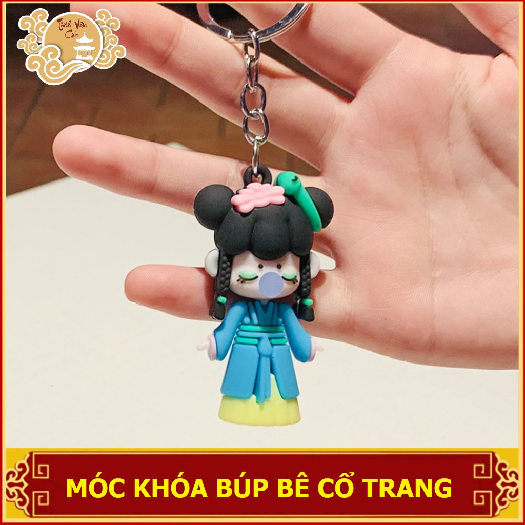 Móc chìa khóa búp bê tiểu thư cổ trang Tĩnh Vân Các