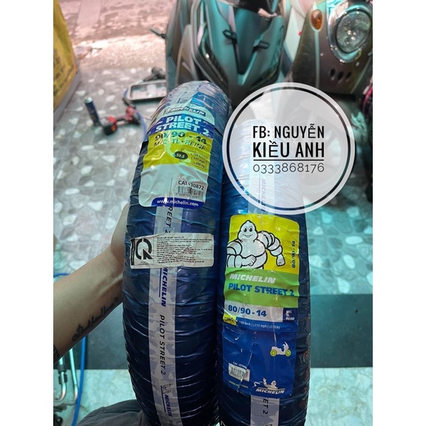 Vỏ Michelin Pilot Street 2 cho xe số Thái lan chính hãng