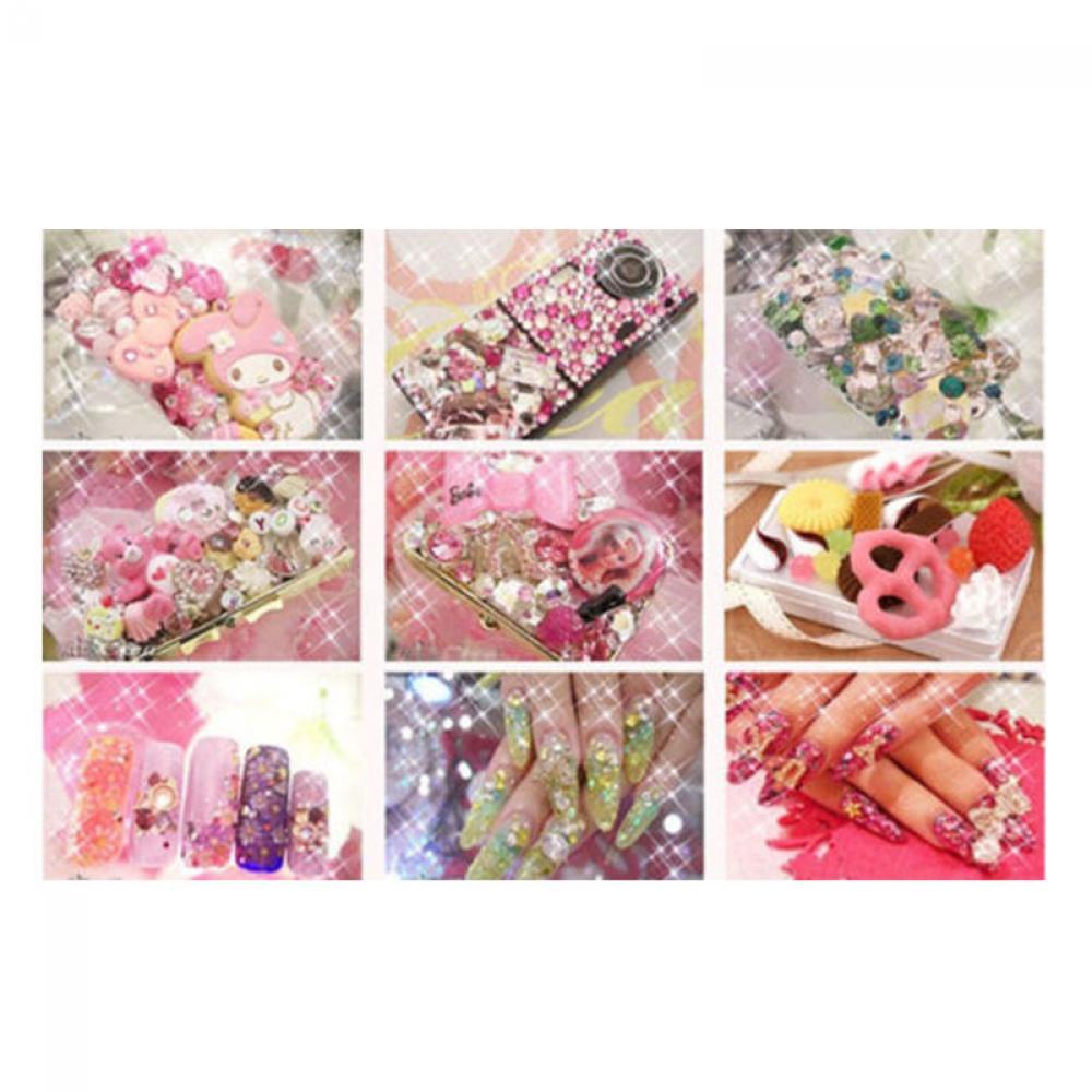 Hộp 3600 Hạt Kim Tuyến Nhiều Màu Sắc Trang Trí Móng Tay Nghệ Thuật