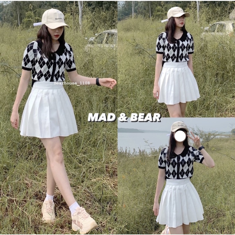 🌱 ÁO POLO LEN TRÁM TRẮNG ĐEN